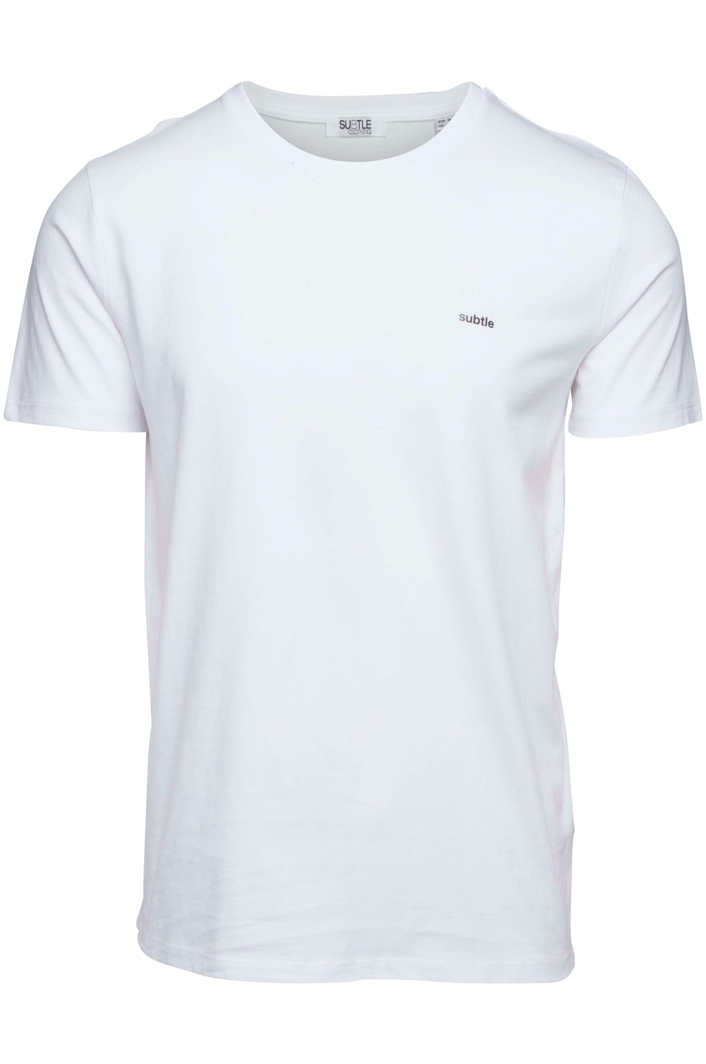 Økologisk Hvid Classic T-shirt lavet af subtledk.